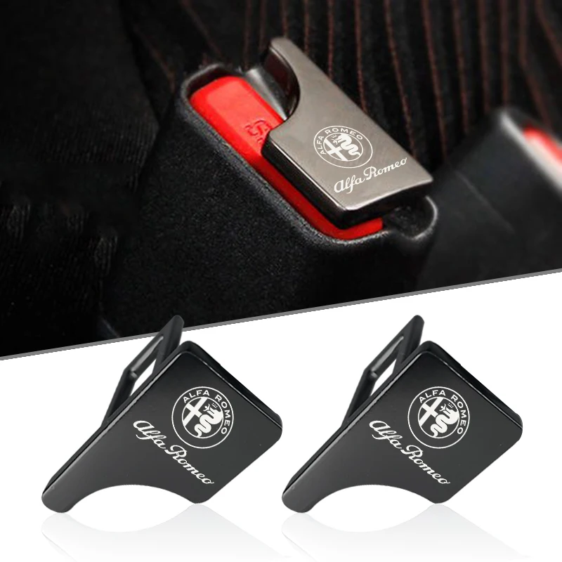 Car seat belt button for Alfa Romeo 159 Brera Giulia Giulietta gt gtv SPIDER STELVIO 8c 4c166 156 147 146 145 Accessories | Автомобили и
