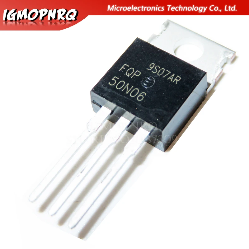 10 шт. FQP50N06 50N06 MOSFET TO 220 N CH 60V 50A новый оригинальный|n-ch mosfet| |