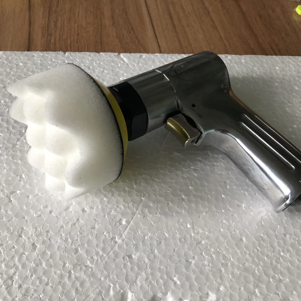 

Meterk 3 Inches Polishing 90 Degree Air Sander Pneumatic Polisher Machine Grinder Polishing Tool for Car AT216-3 Power Tool