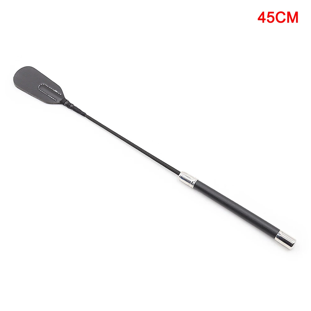 45cm Хлыст для верховой езды из искусственной кожи, Хлысты для верховой езды, принадлежности для конного спорта, секс-игрушки BHD2 - Цвет: 45cm