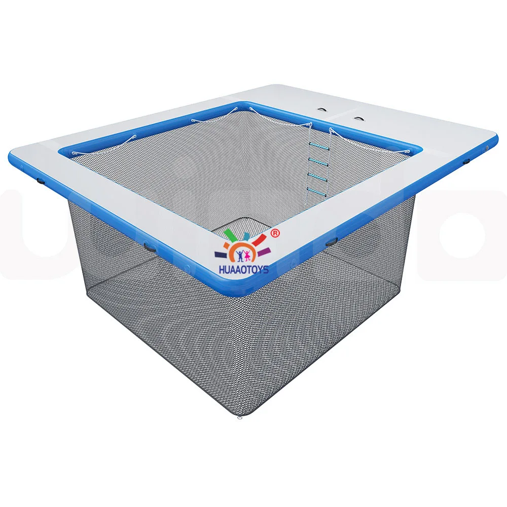 

Inflatable yacht water pool Inflatable Floating Ocean Sea Swimming Pool with net