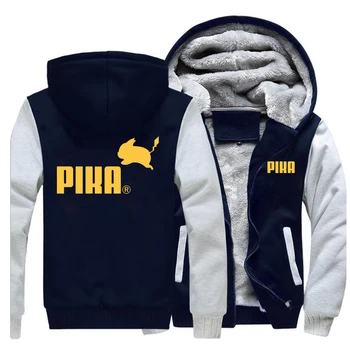 

2019 Winter Hot Sale Hooded Cartoon Japan Anime Streetwear Cute Print New Sweatshirt Mens Raglan Hip Hop Fashion Warm Clothing