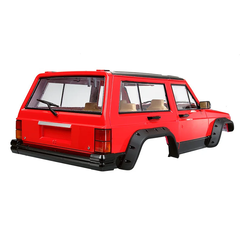 Окрашенный жесткий пластик 313 мм Колесная база корпус автомобиля для 1/10 RC Гусеничный осевой SCX10 и SCX10 II 90046 90047