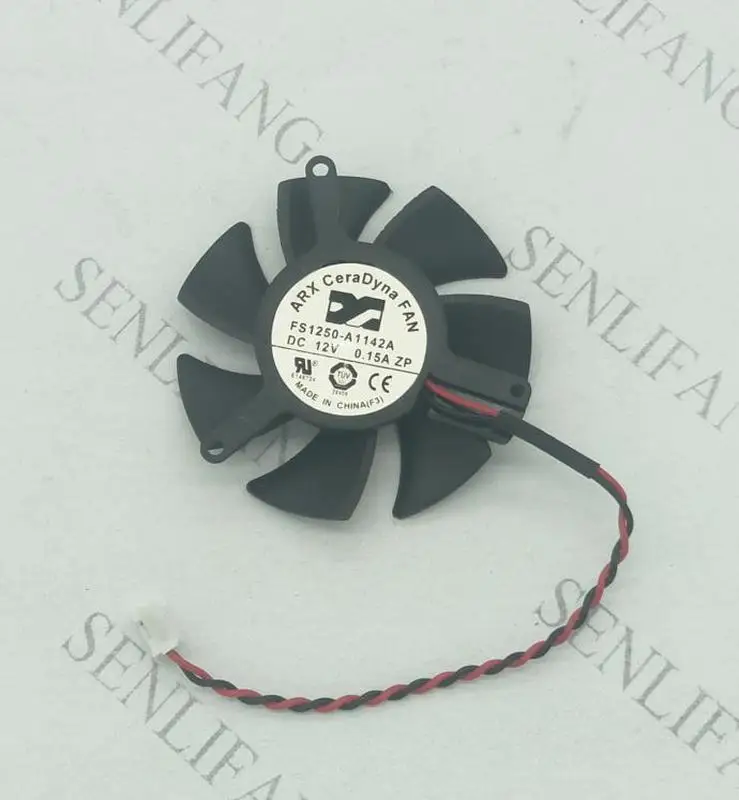 Для ARX FS1250-A1142A DC 12V 0.15A 2-жильный Круглый Вентилятор для сервера