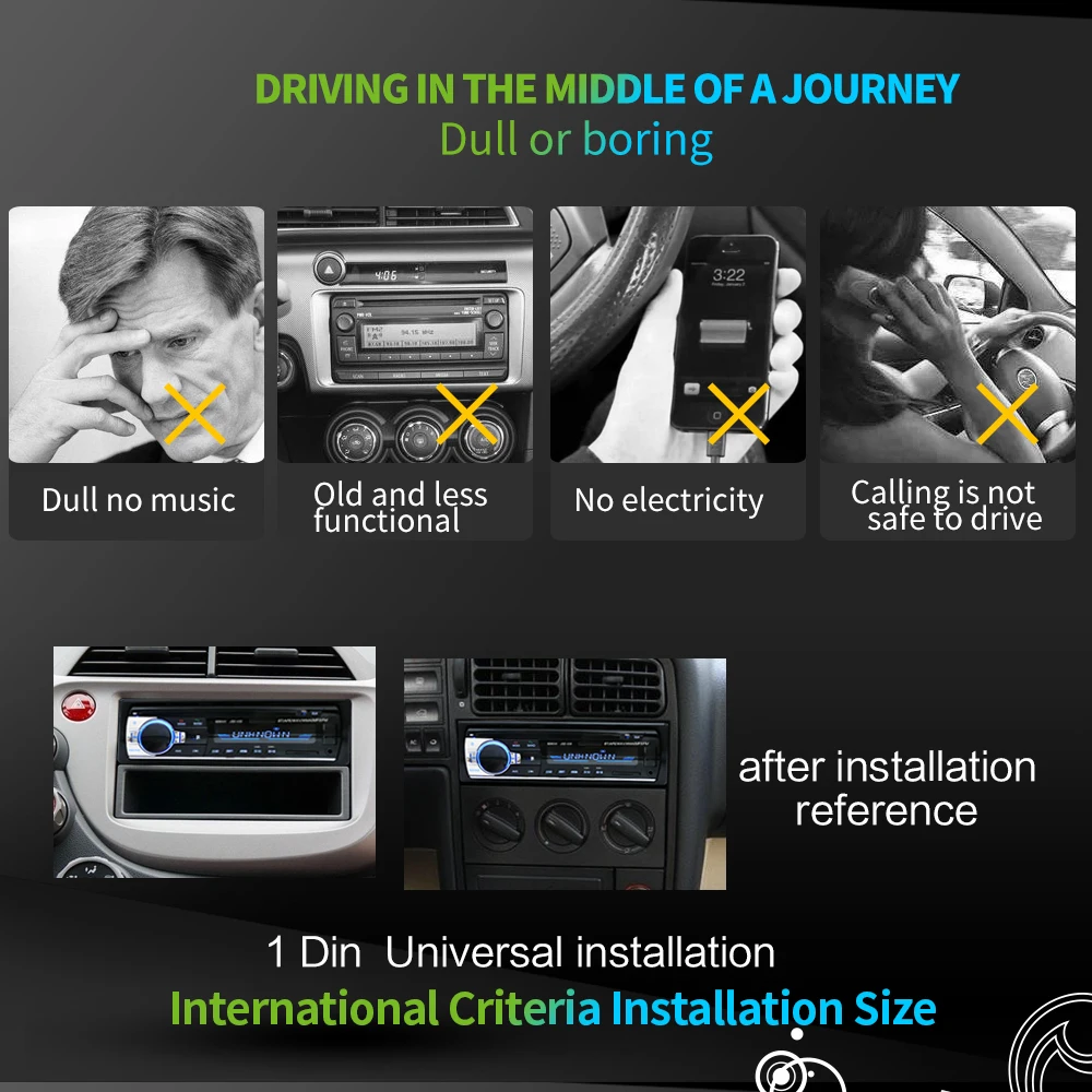 1Din автомобиль радио 12V автомобиль радио Bluetooth стерео проигрыватель MP3 FM USB MP3 плеер