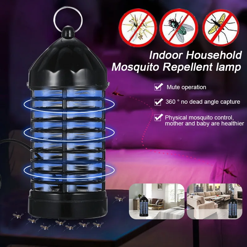 1/2pcs Electric Mosquito killer EU/US plug Lamp Photocatalysis Mute Radiationless LED Insect Flies trap light |