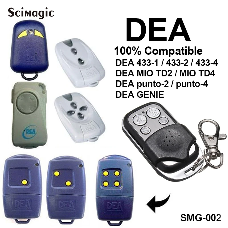 DEA MIO TD2 TD4/433-1 433-2 433-4 punto-2 punto-4 GT2M GT4M гаражная дверь пульт дистанционного управления