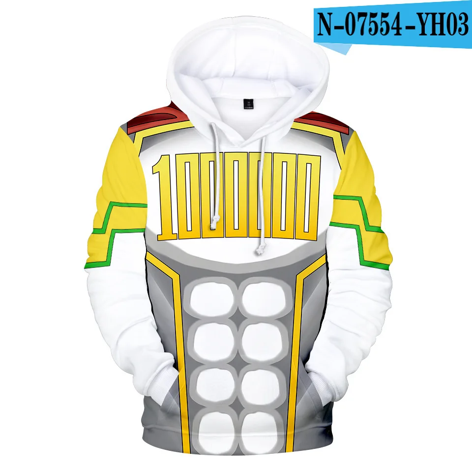 My Hero Academia 2T-16T Teenager Boys Girls Hoodie Sweatshirt 3D Printed Harajuku Cartoon Hoody Cosplay Costume Sportswear Coats hoodie black kid Hoodies & Sweatshirts