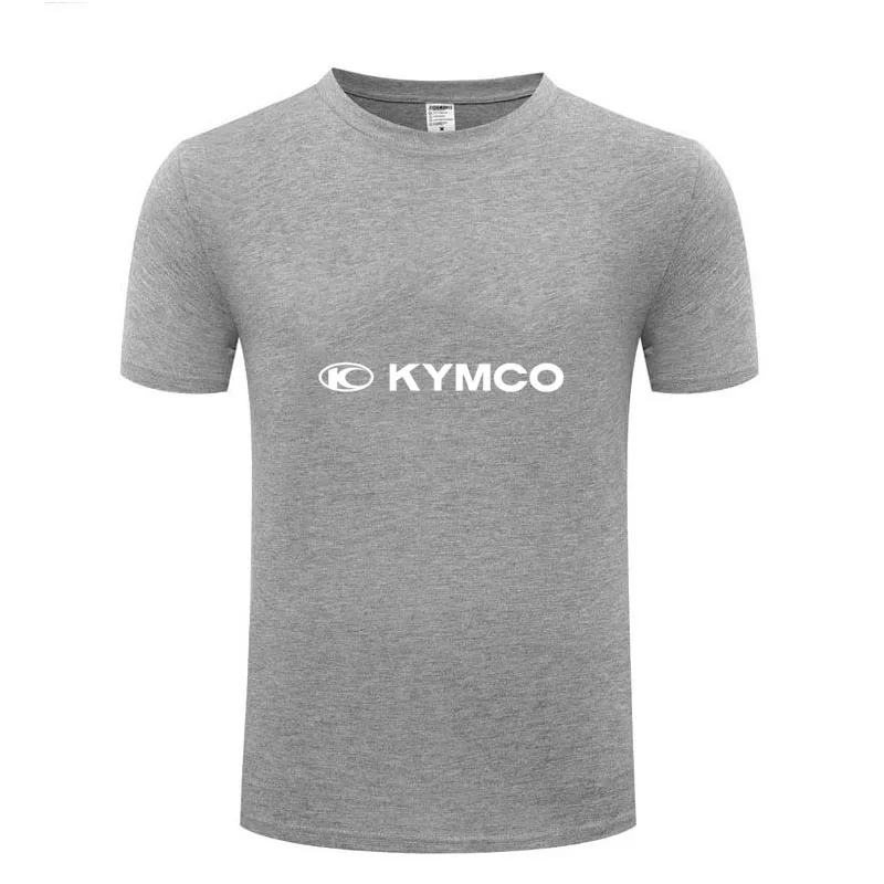 For KYMCO XCITING 250 300 500 400 CENTRO 125/200/300/350 Men T-shirt 100% Cotton Summer Short Sleeve Round Neck Tees Male adult Helmet Motorcycle