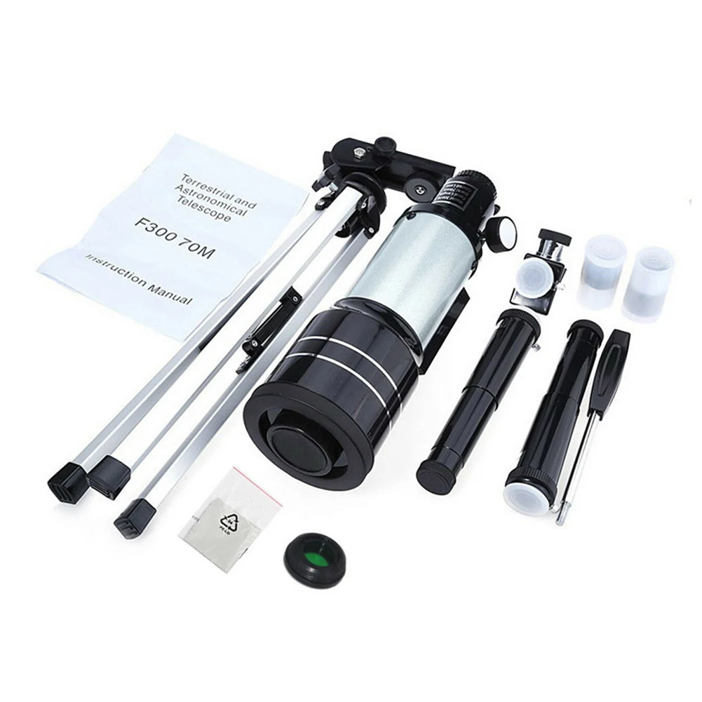 F30070M 150X Multifunctional Telescope Monocular With Tripod Camping Pro Reflector Travel Space Astronomical External Night View