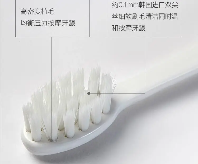 Xiaomi Mijia Youpin японский минималистичный звуковой электрическая зубная щетка легкий корпус без батареи 2 цвета для пары