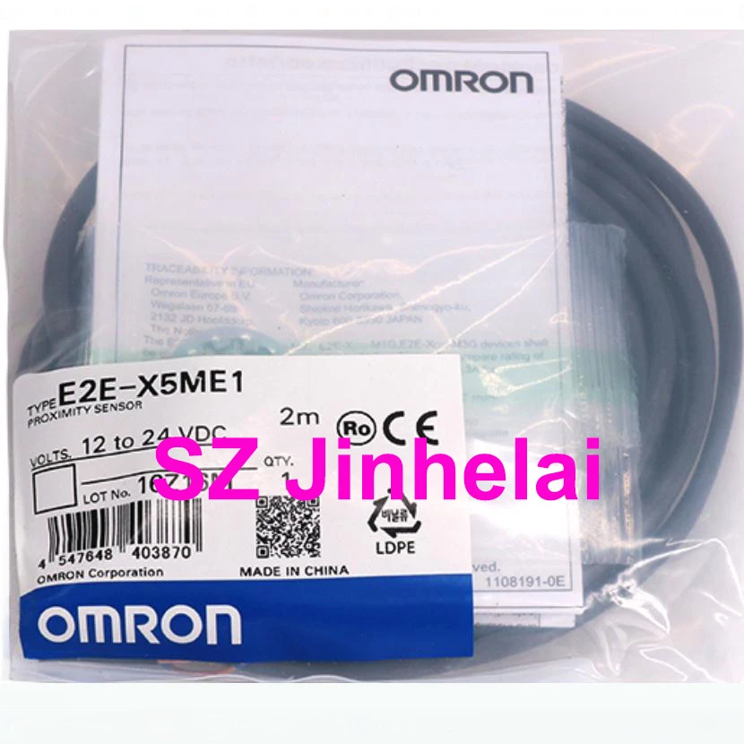 OMRON E2E-X5ME1 Аутентичное Оригинальное переключение датчика приближения 2M 12-24VDC