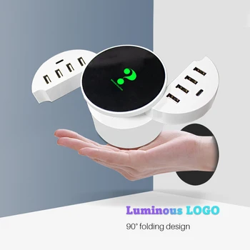 

WIN HOW Multi-port mobile phone charger 8USB port power adapter type-c fast charge For iphone Android phone huawei xiaomi oppo