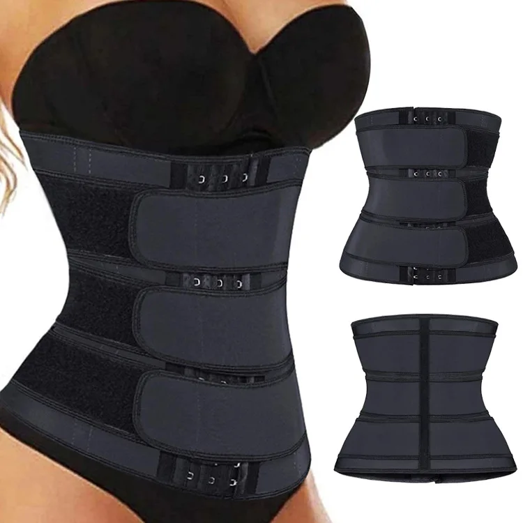 3 тренировочный Пояс Неопреновый корсет впитывает пот и похудения Body Shaper Для