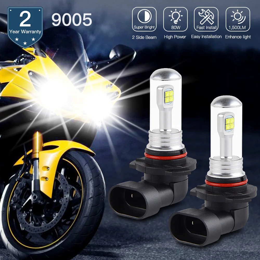 Bevinsee 2x светодиодный фонарь для мотоцикла для Honda Foreman 450 TRX450FE 4x4 ES 2002-2004 6500K 12V светодиодный светильник