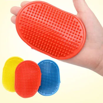 

Pet Shower Brush Rubber Dog Massage Comb Hair Grooming Bath Brush for Pet Clean Summer Pet Washing Gadgets For Yorkshire Terrier