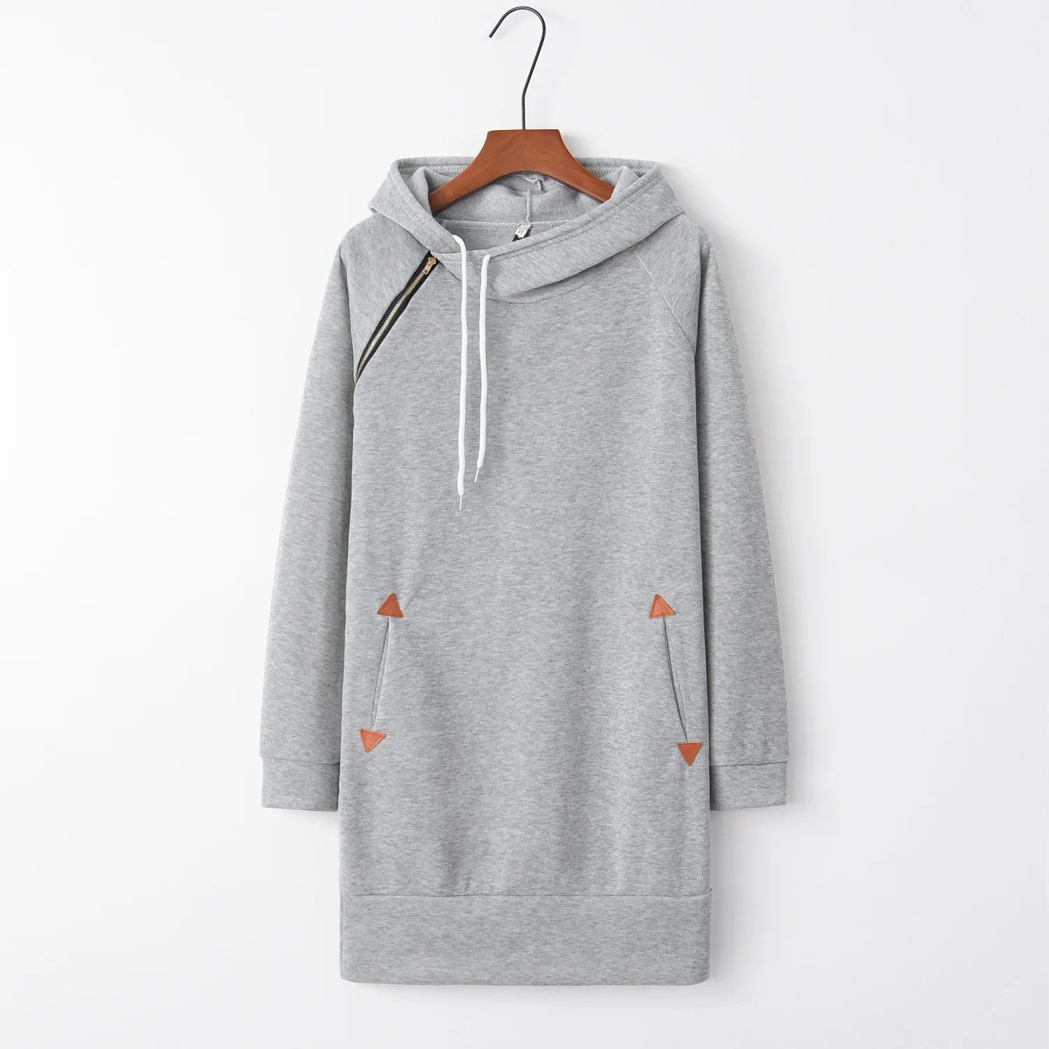 Женское платье с Капюшоном Зимний пуловер Женский Плюс Размер Pull Hoody-in длинные толстовки, свитшоты женская одежда