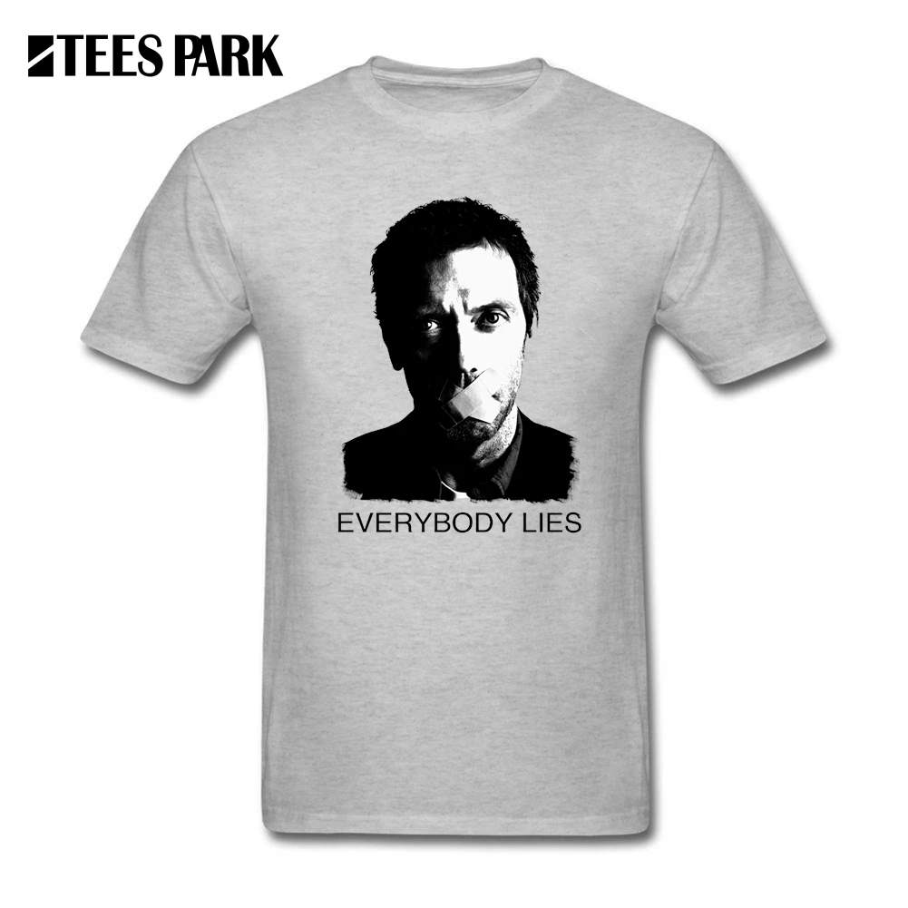 Фанки футболки дом MD все лжи для взрослых с круглым вырезом короткий рукав