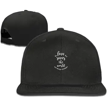 

Snapback Baseball Cap-Love Saves The World for Dark Mens Hats Adjustable Youth Golf Caps