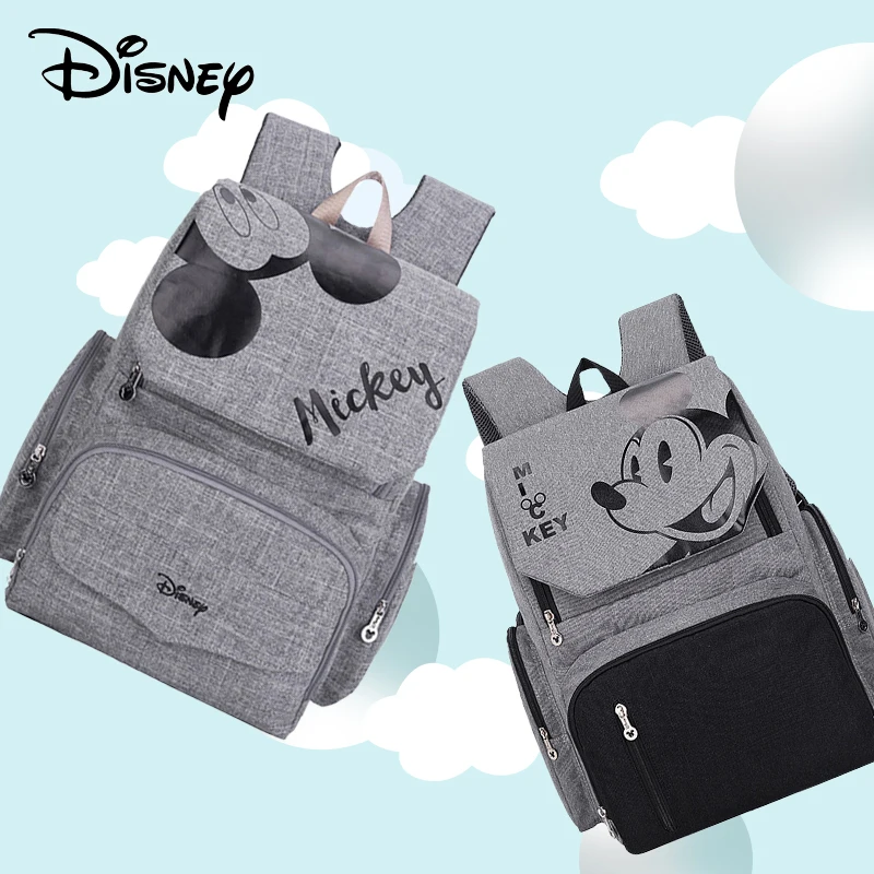 Многофункциональные сумки для подгузников Disney Mickey Minnie детские пеленания сумка