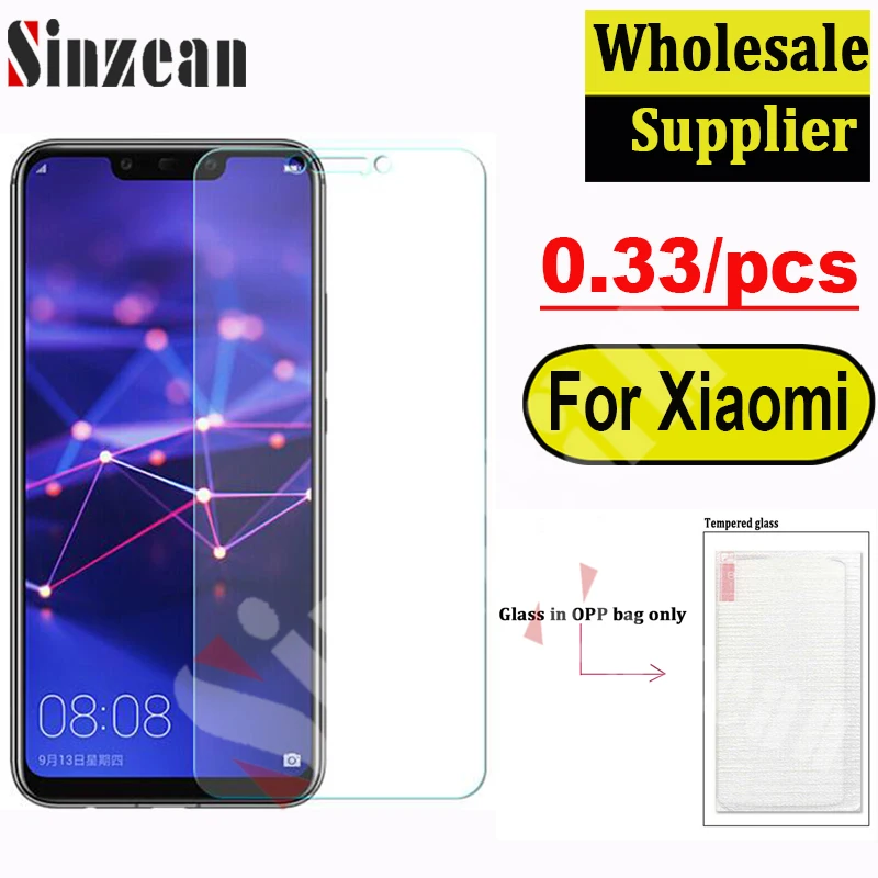 Sinzean 100 шт для Xiaomi 9T Pro/9X/CC9/K20 Pro/CC9E/POCO F1/F2 закаленное стекло Redmi 7/Note 7 Pro/Note 9S Защита