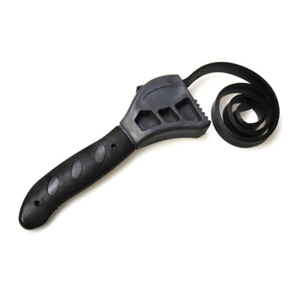 

Car Repair Tools 500mm Multitool Universal Wrench Black Rubber Strap Adjustable Spanner For Any Shape Opener Hand Tool