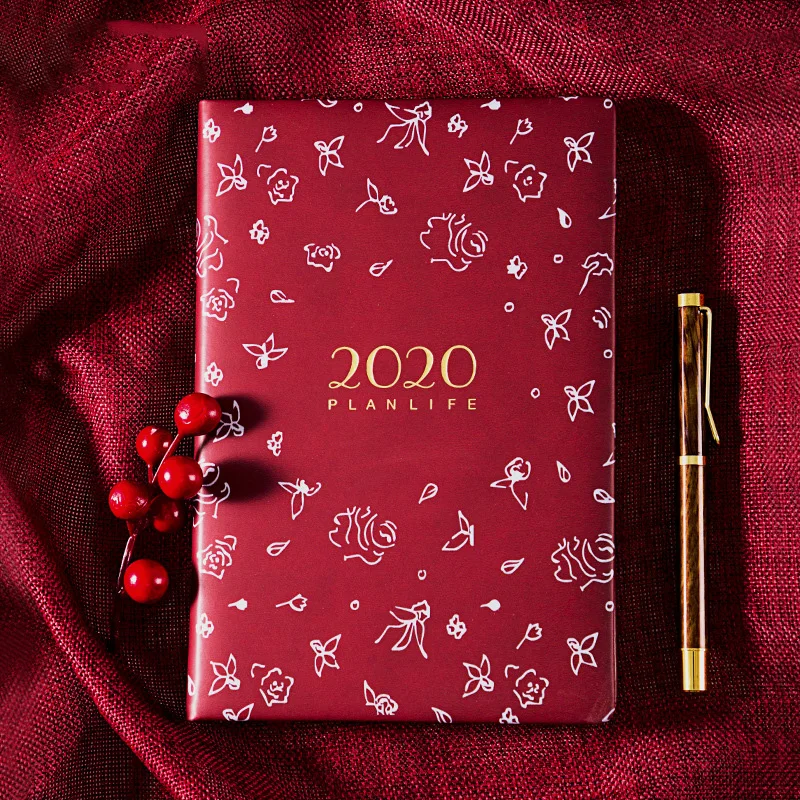 A5 Agenda 2020 планировщик блокнот-органайзер ежедневный ежемесячный недельный план