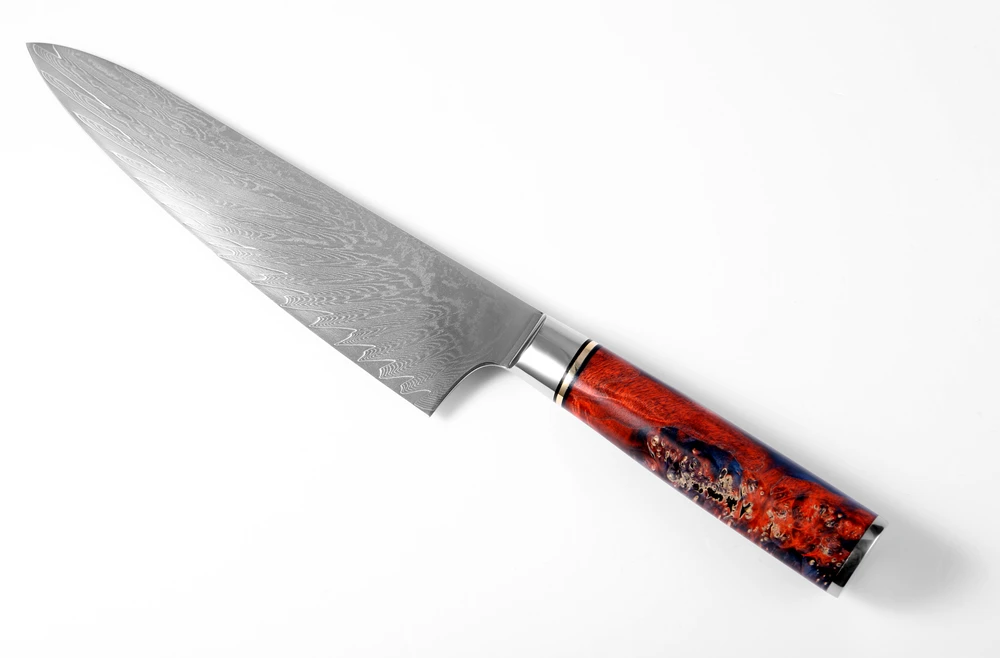 XITUO Дамасская сталь Vg10 набор кухонных ножей нож для суши утилита Gyuto Высококачественная смола цвет деревянной ручкой кухонные инструменты для приготовления пищи