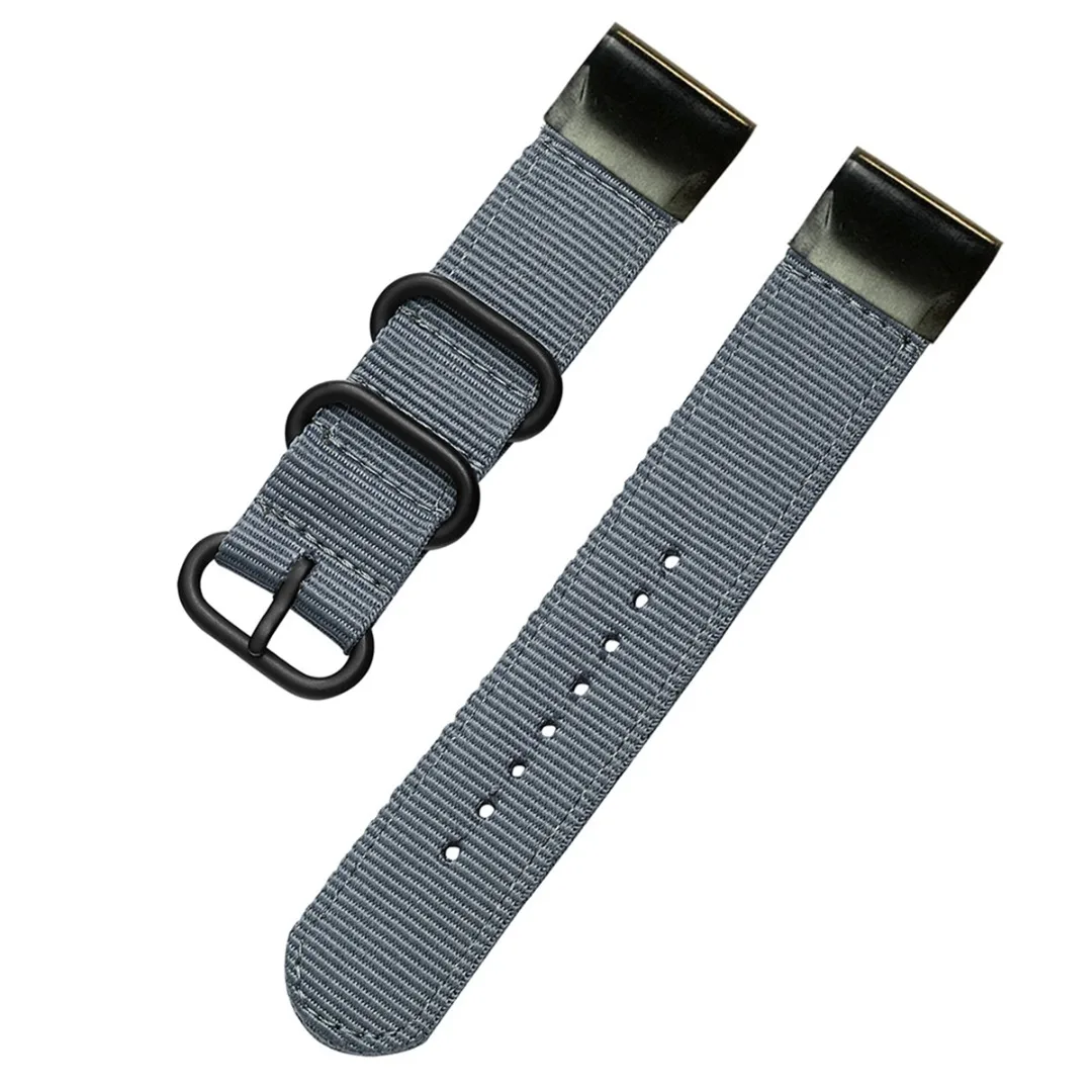 Сменный ремешок для наручных gps-часов Garmin Fenix 6/6X/6pro/6X pro/6 S/6 S pro нейлоновый холщовый ремешок 20 мм/22 мм/26 мм, ремешок для часов аксессуары