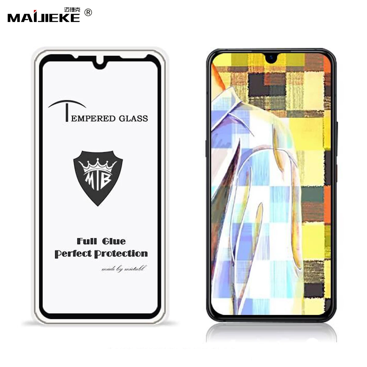

2PCS Black 9H Full Cover Tempered Glass For VIVO iQOO Pro Full Glue Screen Protector Film For VIVO iQOO 5G Protective Glass