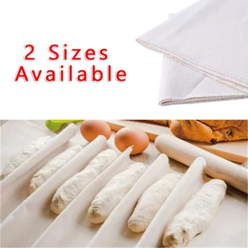 

1*Couche Cloth Bakers Proofing Couche Flax Linen Cloth For Proving Bread Pans Kitchen Tool Natural, Untreated, Unbleached