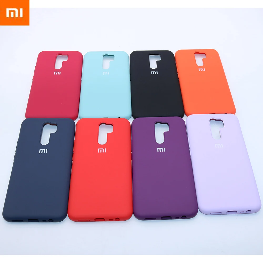 Чехол для Redmi 9 чехол 9A шелковистый мягкий на ощупь жидкий силиконовый телефона