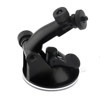 

1Pcs Black Universal Driving Recorder Bracket Camera Suction Cup Bracket Screw Port Recorder Car Bracket