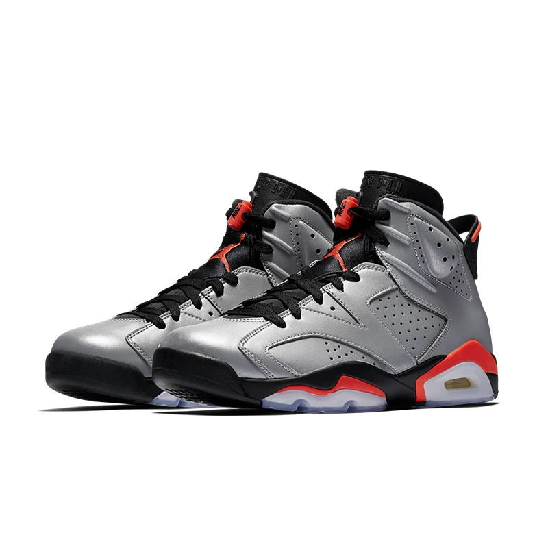 Nike Air Jordan 6 черных масок инфракрасный Для мужчин баскетбольные Ретро CNY спортивные кроссовки Для мужчин Aj 6 3M TS зеленый кроссовки# CI4072-001