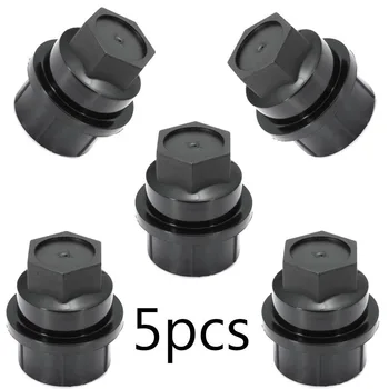 

5Pcs Automobile Modified Wheel Cover ABS Wheel Nut Car Lug Nut Covers Caps Black For Chevrolet GMC C1500 C2500 Full Size Truck