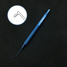 1 шт. Fukasaku маленький ученик Snapper крюк офтальмологические инструменты для глазной хирургии