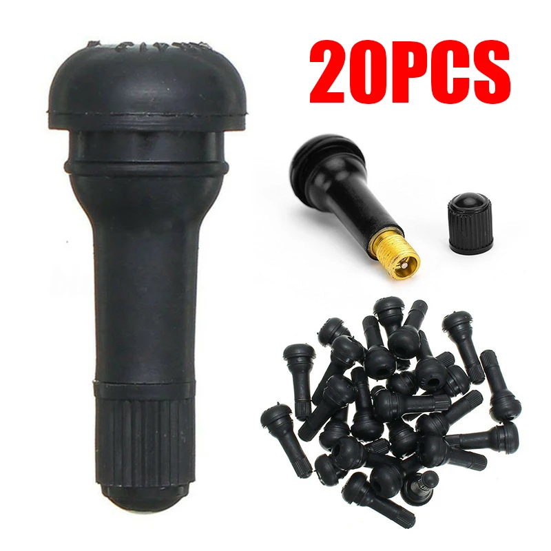 Запасные части для стержней клапана шины короткая защелка 20 шт. резиновые