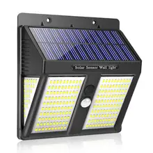 250 LED Solar Light Outdoor Solar Lamp Powered Sunlight Waterproof Wireless PIR Motion Sensor Street Light for Garden Decoration