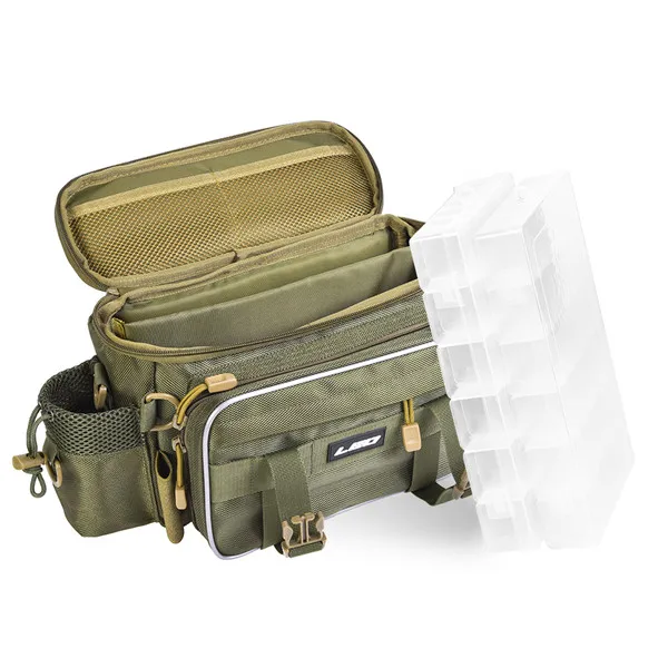 Многофункциональные сумки для альпинизма, наживка, поясная сумка, сумка для хранения рыбы, сумка для ловли карпа, сумка на плечо Blaso XA1G - Цвет: Army Green with box
