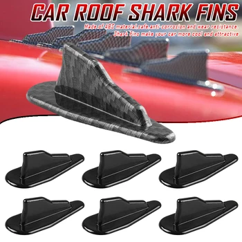 

10 Pcs Car Roof Shark Fins Replacement Accessories Cool Decoration for Vehicle Auto Health99