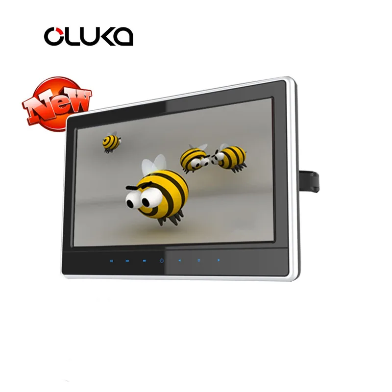 11,6 дюймов подголовник dvd-плеер с HDMI/USB/SD/IR/FM/игровой диск/игровой коврик 1366* 768PIX поддержка 720P видео формат