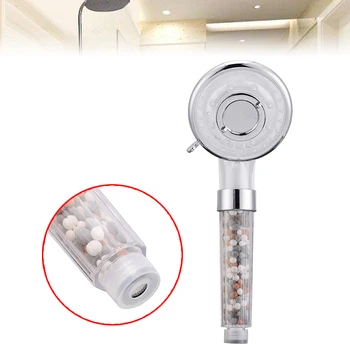 

Bathroom 3 Function Shower Head High Pressure Bath Shower Head Water Saving Filter Handheld SPA Showhead 27.2x9.6x8 cm