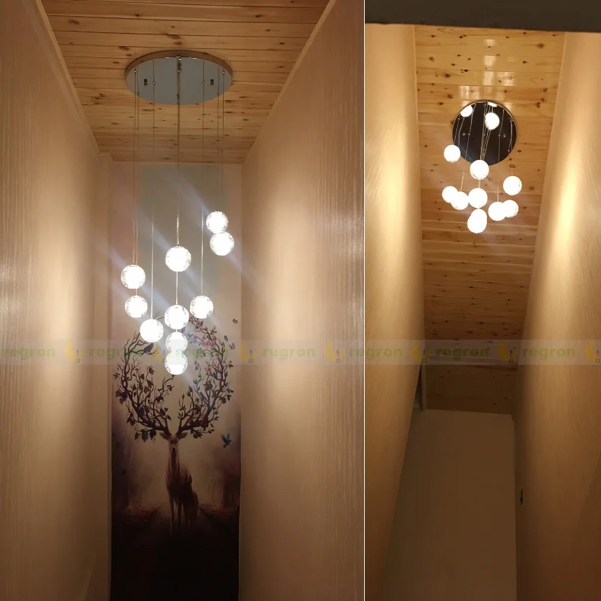 Прихожая Led bubble Crystal светильник ing luminaria G4 Настенные светильники современный