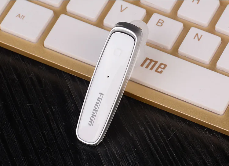 120 шт Fineblue Мини Bluetooth V4.1 наушники Беспроводная гарнитура вкладыши Hands-free наушники-вкладыши через DHL - Цвет: White