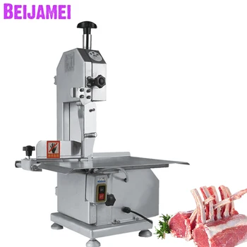 Online BEIJAMEI Commercial Fish Cow Steak Frozen Meat Cutter Table Electric Band Saw Bone Meat Cutting Machine