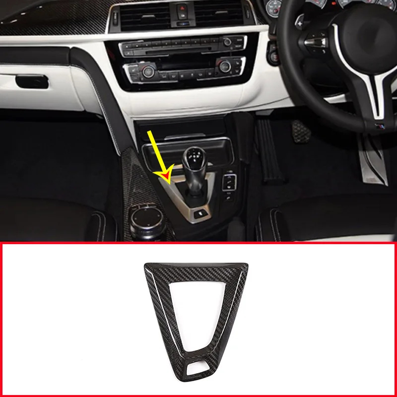 

Right Hand Drive Real Carbon Fiber Car Gear Shift Frame Trim For M3 M4 F80 F82 2014-2018 RHD