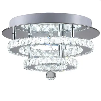 

Fashion crystal led Ceiling lamp stainless steel led lamps living High power bright 36W ceiling lamps led lustre ceiling lightin