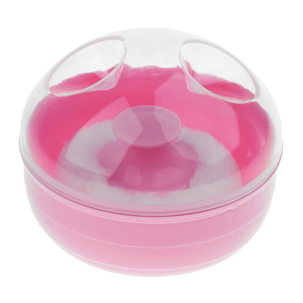 Prettyia Baby Soft Body Face Makeup Cosmetic Powder Puff Container Sponge Box