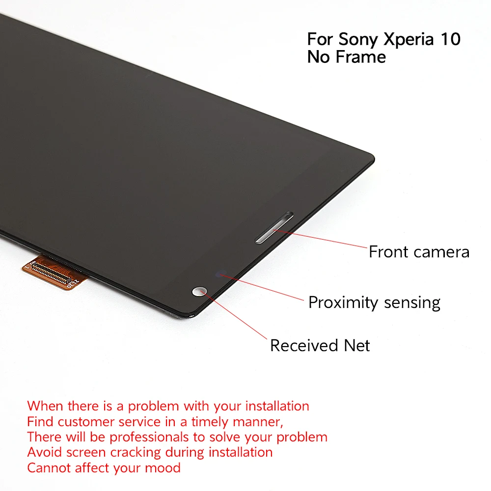 ЖК дисплей 6 0 дюйма для Sony Xperia 10 I3123 I3113 I4113 I4193 сенсорный экран с цифровым