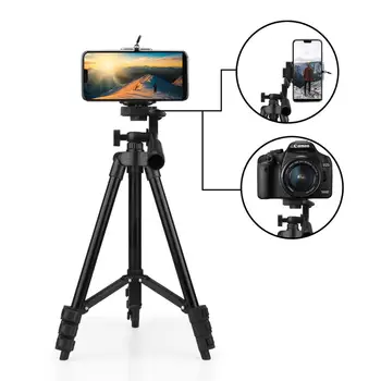 

AFAITH Mini Portable Small Tripod Camera Tripod DSLR Stand Phone Carrying Back Holder 180°Degree 90° Rotation for Travel
